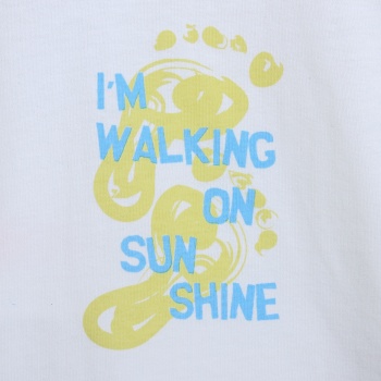 T-shirt walking on sunshine T-shirt walking on sunshine